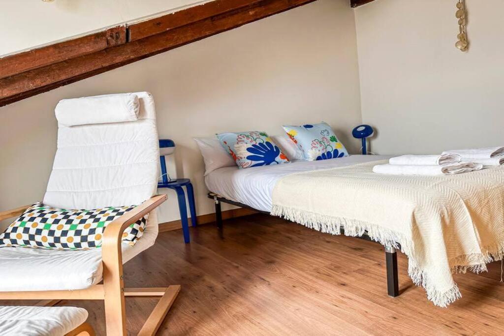 Apartamento Acogedor Loft Con Vistas A La Ciudad Santander Exterior foto