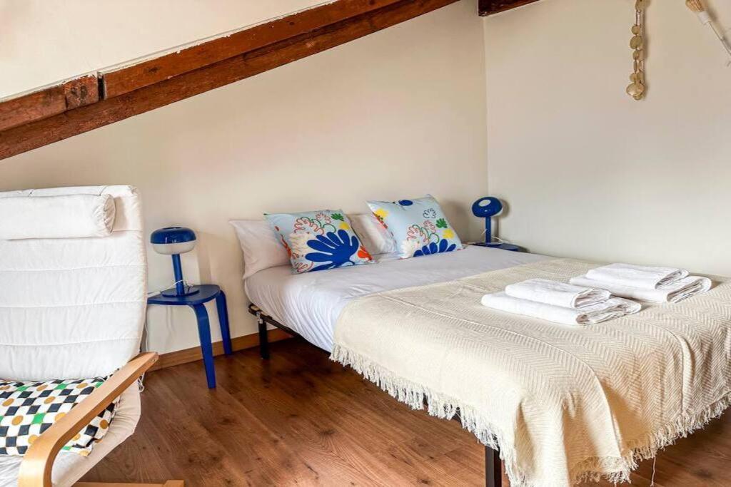 Apartamento Acogedor Loft Con Vistas A La Ciudad Santander Exterior foto