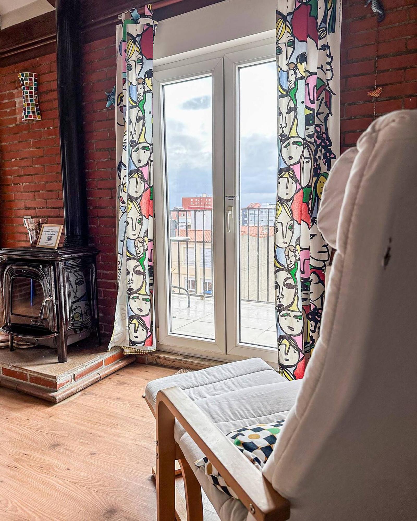 Apartamento Acogedor Loft Con Vistas A La Ciudad Santander Exterior foto